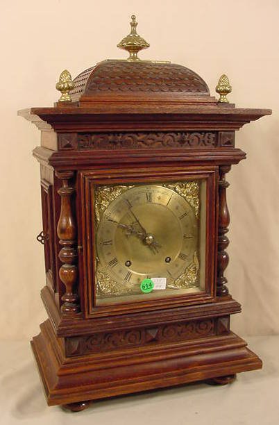 Nice Oak Case Bracket Type Clock