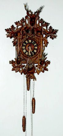 German Wall Hanging Cuckoo Clock