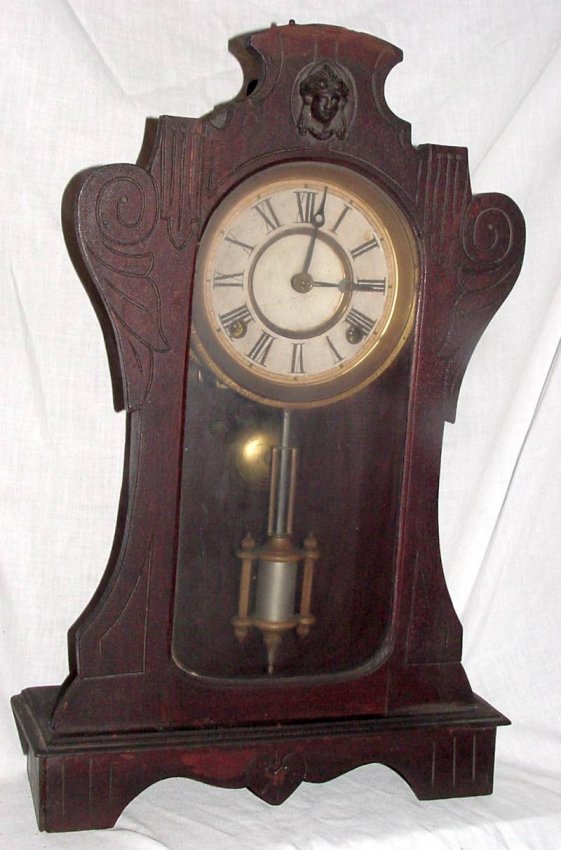 Walnut Kitchen Clock