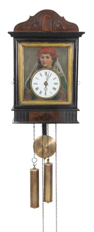 Animated Hanging Portrait Cuckoo Clock