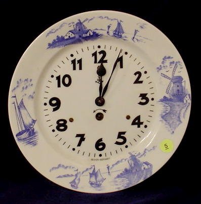 Gustav Becker Hanging Plate Clock