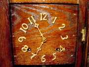 Original Finish Mission Oak Table Clock