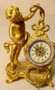 New Haven Figural Desk Clock