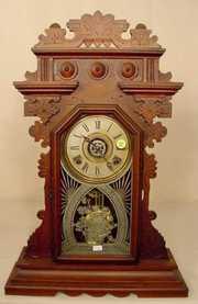 Ingraham Walnut Parlor Clock