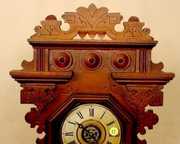 Ingraham Walnut Parlor Clock