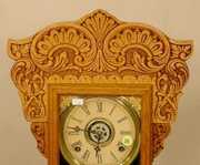 Gilbert Oak Parlor Clock With Alarm