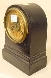 Early Terry Iron Case Alarm Clock