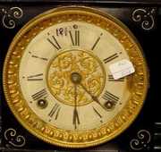 Ansonia Iron Case Table Clock