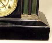 Ansonia Iron Case Column Clock