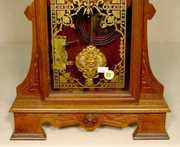 Waterbury Walnut Parlor Clock With Alarm