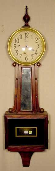 Ingraham Time Only Banjo Clock