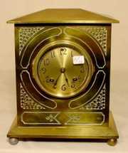 Ansonia Bronze Case Table Clock