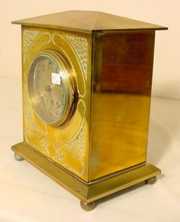 Ansonia Bronze Case Table Clock