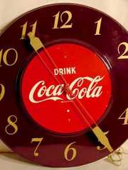 1951 Electric American Time Metal Coke Clock