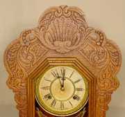 Waterbury Davis Parlor Clock With Thermometer