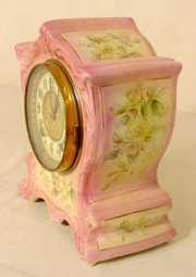 Gilbert #413 Wild Rose Décor. China Case Clock