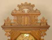 Ingraham Walnut Kitchen Clock With Alarm