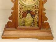 Ingraham Walnut Kitchen Clock With Alarm