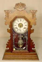 Ansonia Oak Parlor Clock