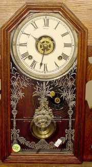 Ansonia Oak Parlor Clock