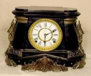 Ansonia Pompeii Iron Case Mantle Clock