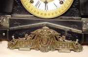 Ansonia Pompeii Iron Case Mantle Clock