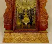 New Haven Oak Parlor Clock With Alarm