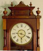 Ansonia Queen Elizabeth Walnut Wall Clock