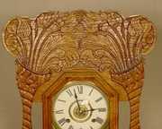 Pressed Oak Parlor Clock