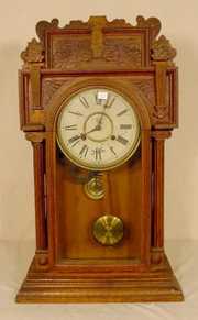 Waterbury Niagara Oak Shelf Clock