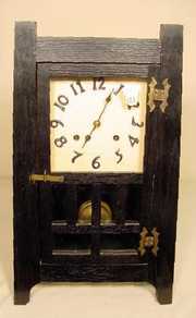 New Haven Mission Oak Shelf Clock