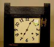 New Haven Mission Oak Shelf Clock