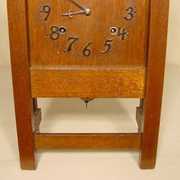 Mission Oak Shelf Clock