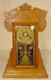 Gilbert Pressed Oak Kitchen Clock