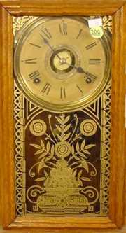 Gilbert Pressed Oak Kitchen Clock