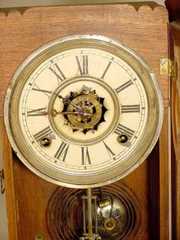 Waterbury Walnut Shelf Clock With Alarm