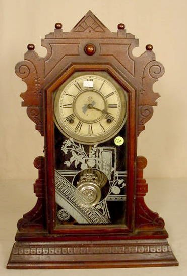 Waterbury Walnut Shelf Clock