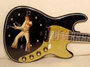 Battery Operated Elvis Guitar Clock