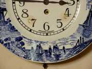 Junghans Germany Porcelain Plate Clock