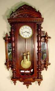 Gustav Becker Mirror Side Hanging Regulator