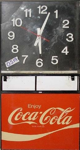 Electric Coca Cola Clock