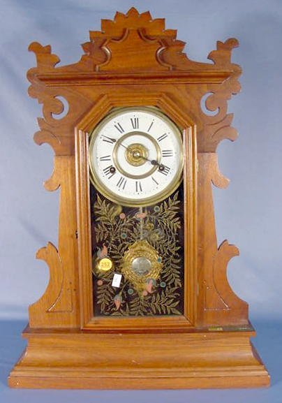 New Haven Walnut Kitchen Clock NR