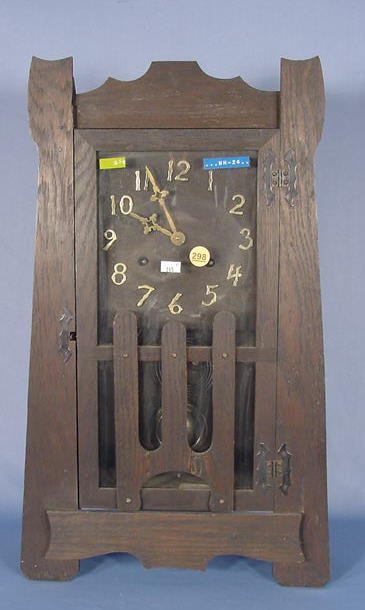 New Haven San Rafael Mission Oak Shelf Clock NR