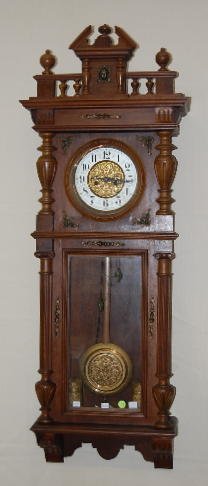 Junghans 2 Wt. Walnut Clock