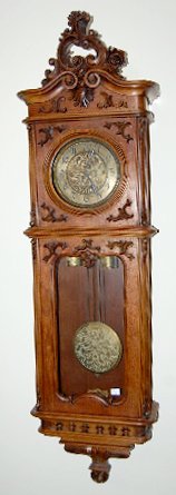 Gustav Becker 3 Wt. Hanging Clock