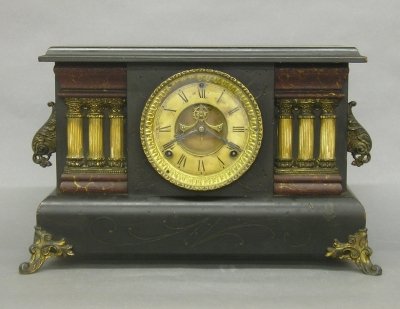 Gilbert Black Mantle clock