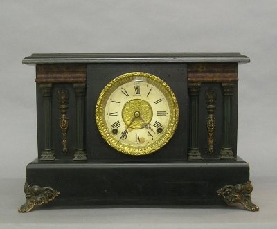 Sessions Black Mantle clock