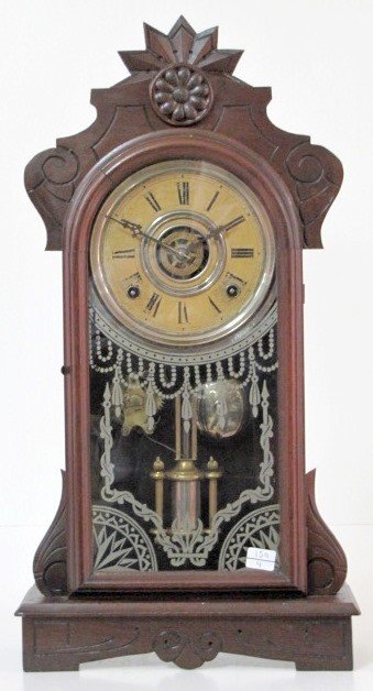 Walnut 8 Day Gilbert “Arcus” Parlor Clock