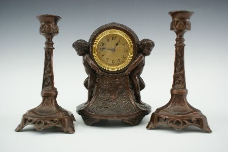 LUX THREE PIECE CLOCK SET