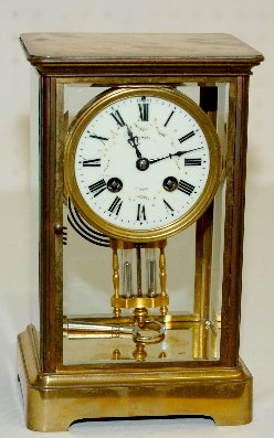 Japy Freres Crystal Regulator Clock